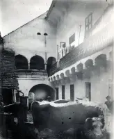 Nádvorie domu na Zimnej ulici, dnes Galéria umelcov Spiša, Spišská Nová Ves (1922)