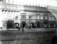 Hlavná ulica a Rákócziho dom, Prešov (1912)