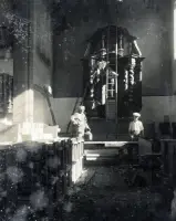 Evanjelický kostol, barokový oltár a kazateľnica, Magnezitovce (1928)