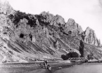 Most cez Rajčanku, Rajecké Teplice (1906)