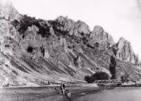 Most cez Rajčanku, Rajecké Teplice (1906)