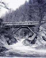 Landokov most cez Biely potok v Tatranskej Kotline, Vysoké Tatry (1912)