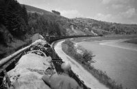 Vojenský vlak smerom k českej hranici, Čadca (1942)