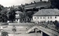 Kúpalisko, Sklené Teplice (1928)