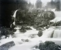 Malý vodopád na Studenom potoku, Vysoké Tatry (1913)
