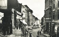 Ulica Andreja Kmeťa a hotel Bristol, Banská Štiavnica (1935)