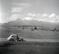 Liptovská kotlina, Vysoké Tatry a Kriváň, Važec (1949)