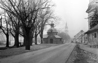 Dolná ulica a kaplnka Panny Márie Snežnej, Modra (1963)
