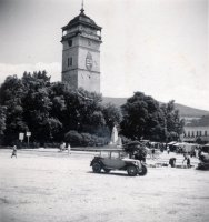 Mestská strážna veža a busta grófky Andrássyovej, Rožňava (1939)