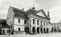 Hlavné námestie, Reduta a veža radnice, Kežmarok (1956)