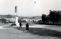 Námestie slobody a most Márie Valérie, Štúrovo (1939)
