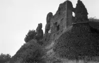 Ruiny hradu Šomoška, Šiatorská Bukovinka (1977)