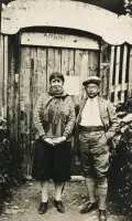 Vchod do Dobšinskej ľadovej jaskyne, Dobšiná (1920)