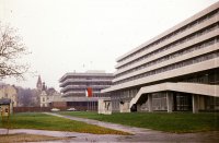 Ulica Tomáša Garrigue Masaryka a hotel Krym, Trenčianske Teplice (1973)