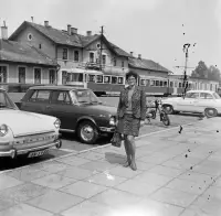 Koncová stanica Tatranskej elektrickej železnice, Poprad (1975)