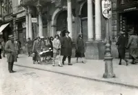 Hlavná ulica pri starej radnici, Košice (1928)