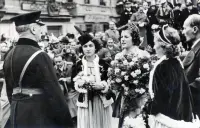 Námestie generála Klapku a príchod maďarských vojsk v novembri 1938, Komárno (1938)
