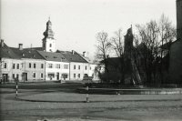 Námestie baníkov a Katedrála Nanebovzatia Panny Márie, Rožňava (1941)