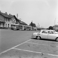 Koncová stanica Tatranskej elektrickej železnice, Poprad (1975)