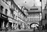 Národná ulica a Námestie SNP, Banská Bystrica (1960)