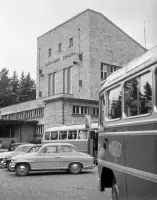 Stanica lanovky v Tatranskej Lomnici, Vysoké Tatry (1965)