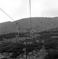 Lanovka na Lomnické sedlo, Vysoké Tatry (1965)