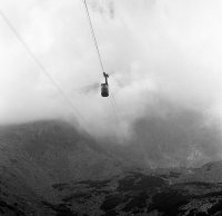 Lanovka na Lomnický štít, Vysoké Tatry (1965)