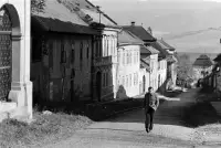 Dolná brána v Spišskej Kapitule, natáčanie filmu Szindbád, Spišské Podhradie (1970)
