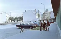 Winterova ulica smerom k Rázusovej ulici, Piešťany (1967)