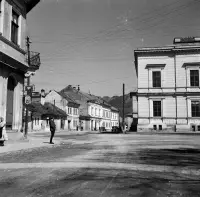 Ulica SNP a radnica, Dobšiná (1924)