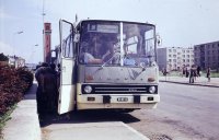 Toporcerova ulica a nový evanjelický kostol so zvonicou, Kežmarok (1975)