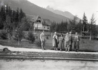 Pohľad na Nový Smokovec, Vysoké Tatry (1934)