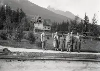 Pohľad na Nový Smokovec, Vysoké Tatry (1934)