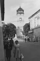 Betliarska ulica a busta Františky Andrássyovej, Rožňava (1963)