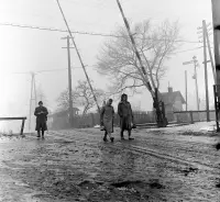 Železničné priecestie na ulici Obrancov mieru, Poltár (1959)