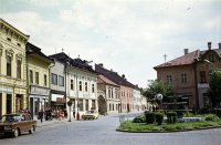 Hlavné námestie a Hviezdoslavova ulica, Kežmarok (1976)