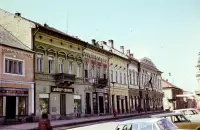 Hlavné námestie a ústie ulice Istvána Hatvaniho, Rimavská Sobota (1976)