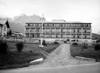 Tatranské Matliare, hotel a Lomnický štít, Vysoké Tatry (1937)