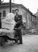 Námestie baníkov a Betliarska ulica, Rožňava (1966)