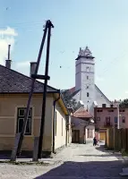 Kostolné námestie a kostol Svätého kríža, Kežmarok (1976)