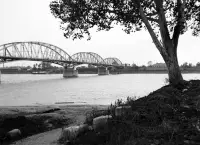 Alžbetin ostrov a Alžbetin most, Komárno (1939)