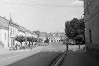 Betliarska ulica a Námestie baníkov, Rožňava (1978)