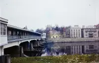 Krytý most cez Váh a kaplnka Najsvätejšieho Srdca Ježišovho, Piešťany (1973)
