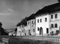 Nová ulica smerom k Žiackej ulici, Levoča (1959)