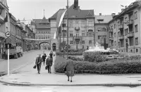 Ulica Jána Cikkera a Národná ulica, Banská Bystrica (1971)