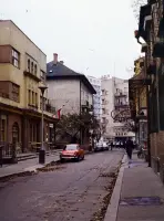 Pribinova ulica, hotely Eden a Excelsior, Piešťany (1973)