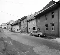 Nová ulica a evanjelický kostol na Námestí majstra Pavla, Levoča (1982)