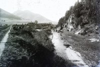 Biely Váh s výhľadom na Nízke Tatry, Kráľova Lehota (1907)