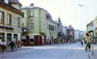 Winterova ulica a Námestie slobody, Piešťany (1973)