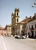 Námestie SNP a katedrála sv. Františka Xaverského, Banská Bystrica (1975)
